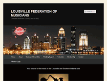 Tablet Screenshot of louisvillemusicians.org